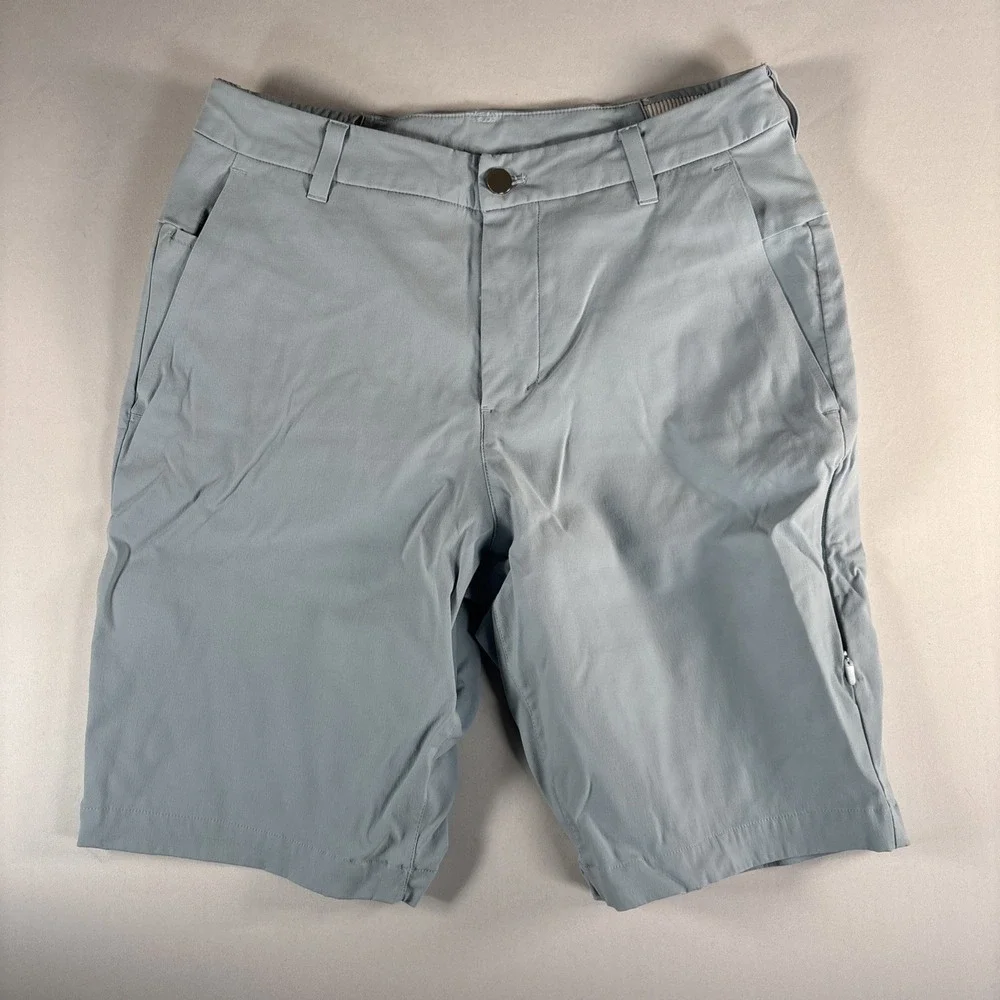 Lululemon Commission Shorts Mens 30 Blue Performance Casual Golf Chino 10